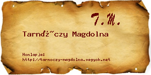 Tarnóczy Magdolna névjegykártya